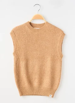 Pull Garcia Beige Sans Manche