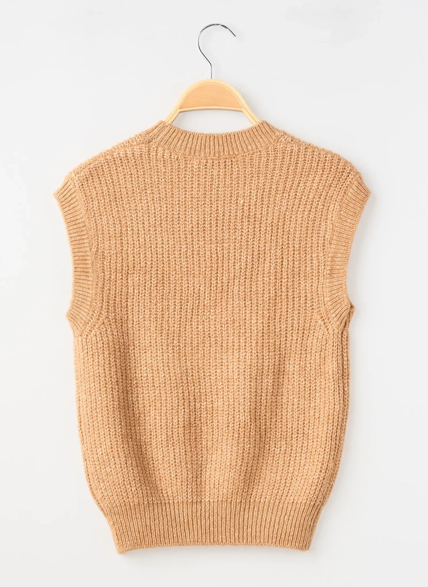 Pull Garcia Beige Sans Manche