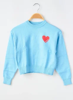 Pull Garcia Bleu Manches Longues