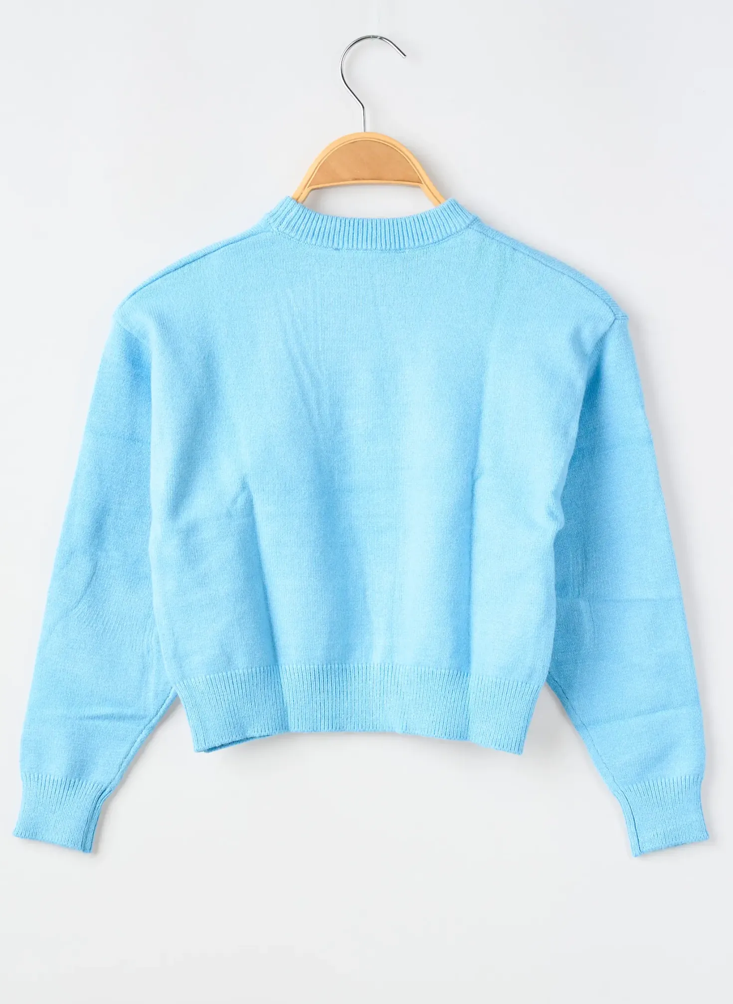 Pull Garcia Bleu Manches Longues