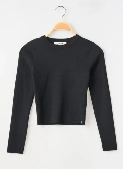 Pull Garcia Noir Manches Longues