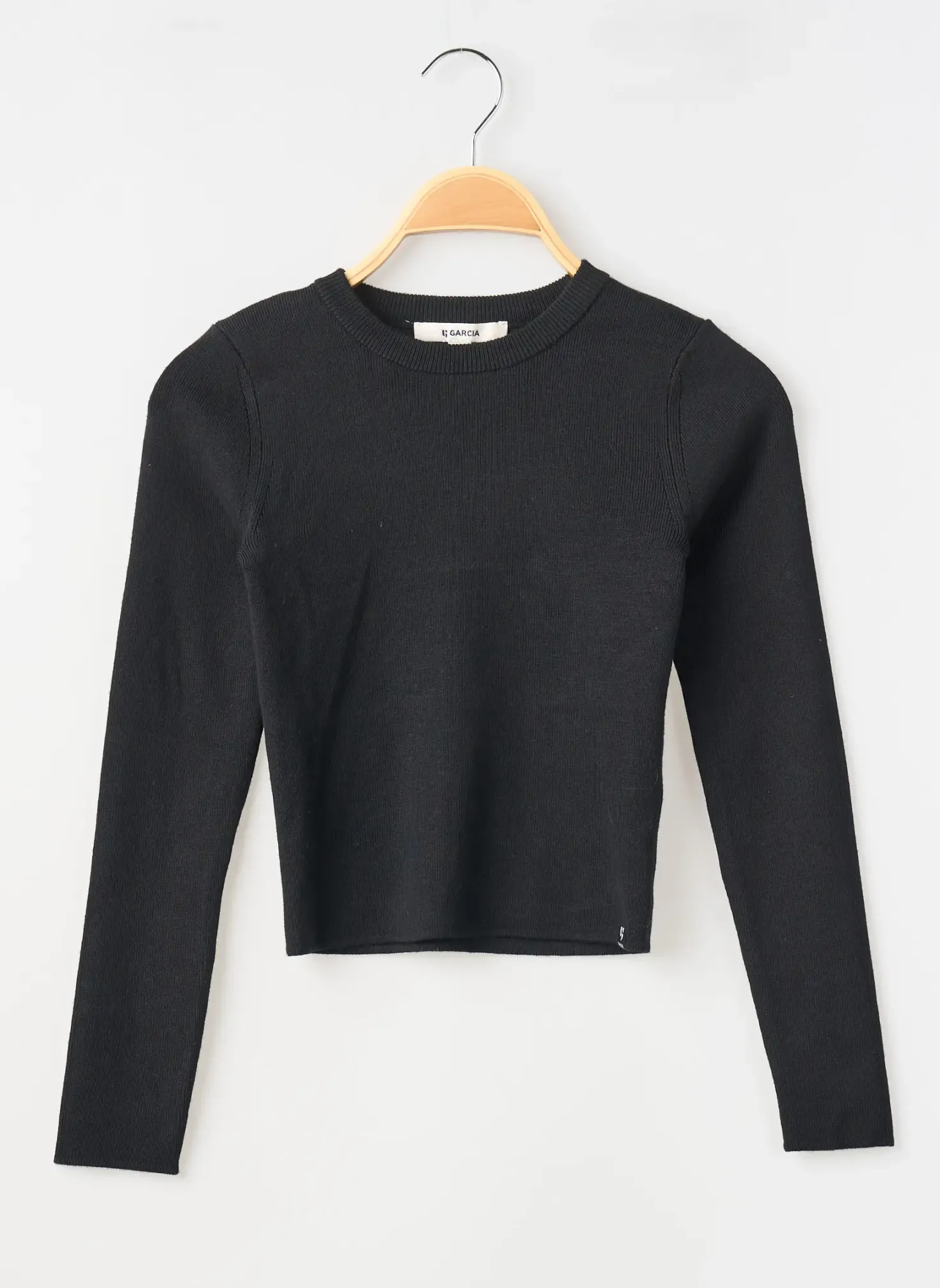 Pull Garcia Noir Manches Longues
