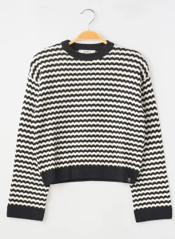 Pull Garcia Noir Manches Longues