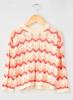 Pull Garcia Rose Manches Longues