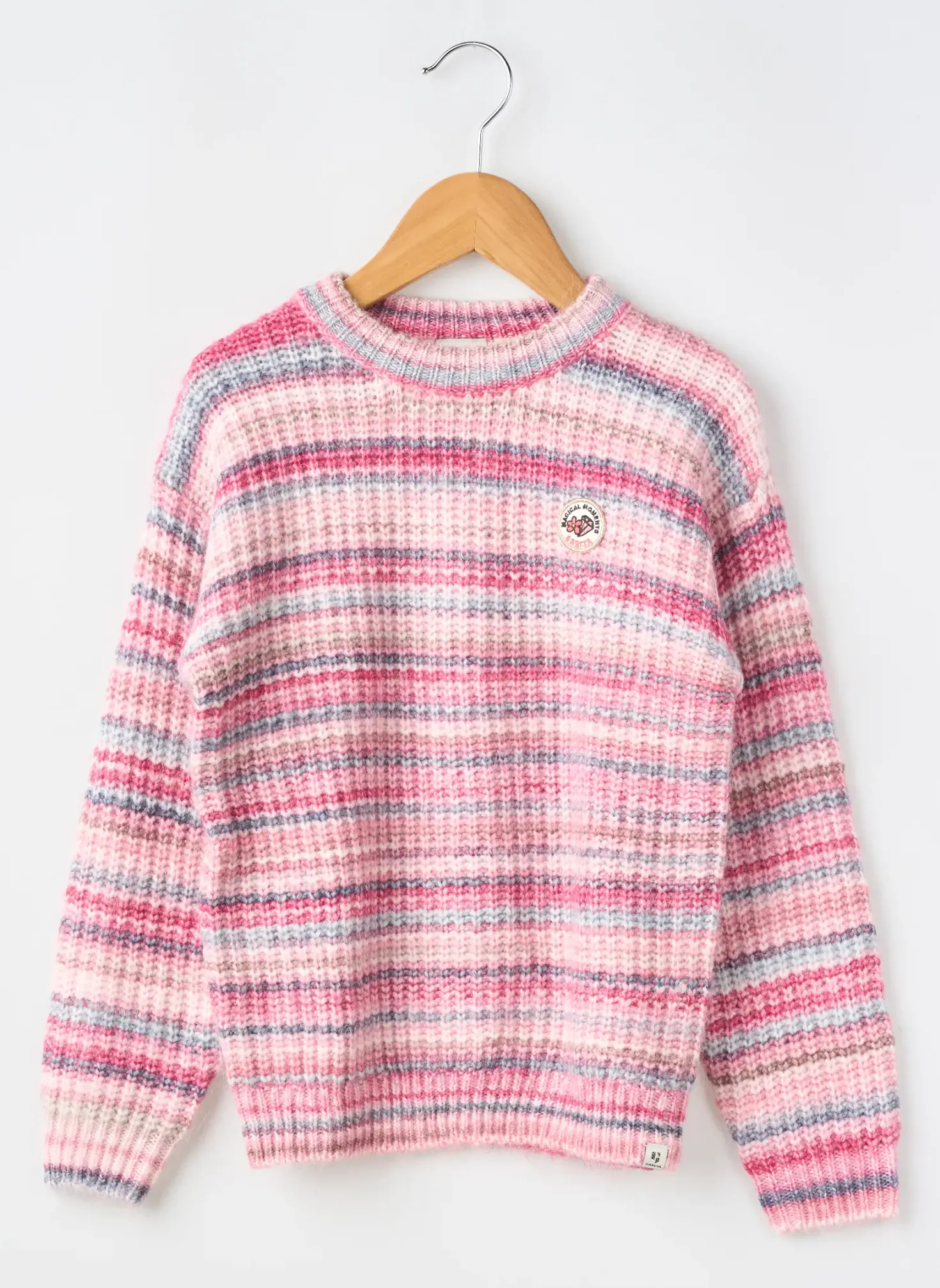 Pull Garcia Rose Manches Longues