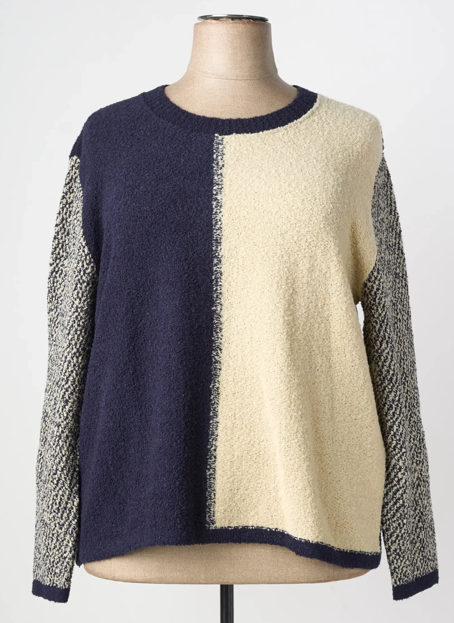 Pull Griffon Bleu Manches Longues