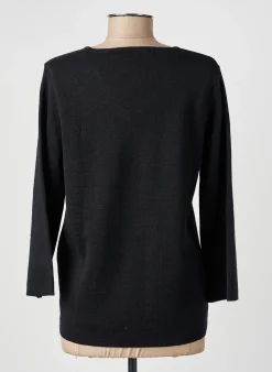 Pull Griffon Noir Manches 3/4