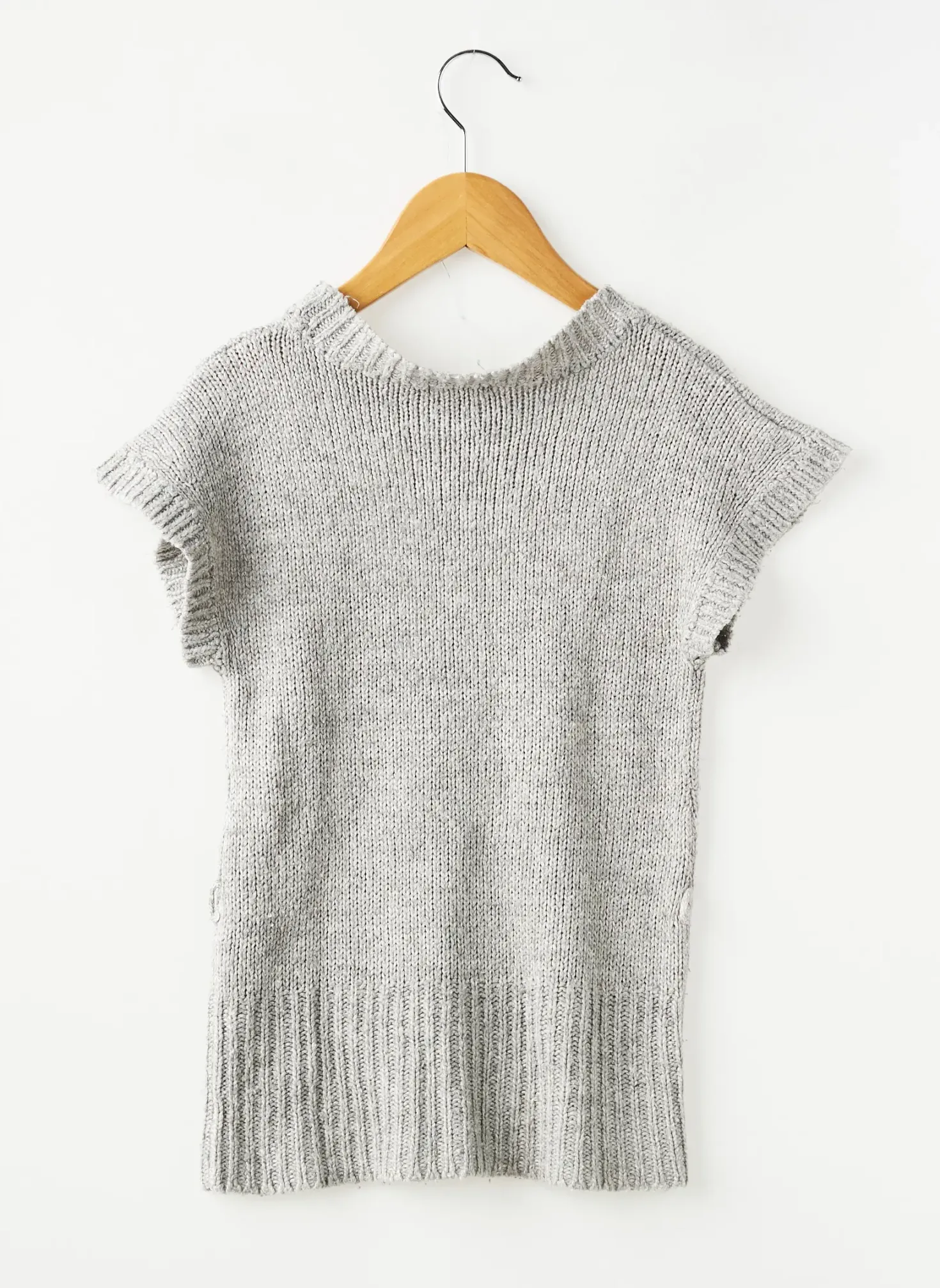 Pull In Extenso Gris Manches Courtes