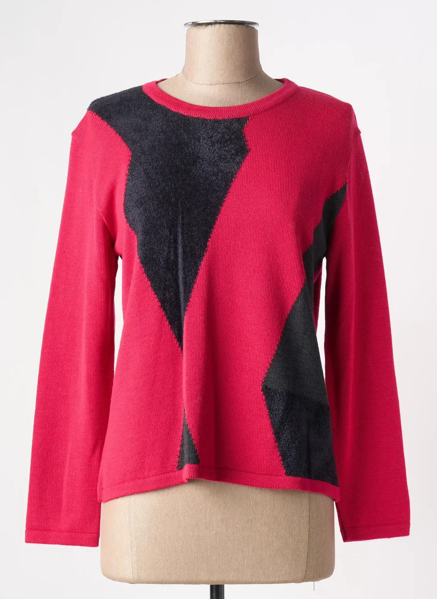 Pull I.odena Rose Manches Longues