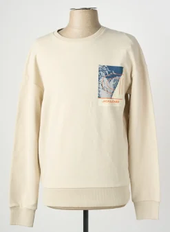 Pull Jack & Jones Beige Manches Longues