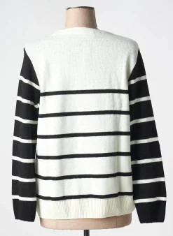 Pull Kalisson Blanc Manches Longues