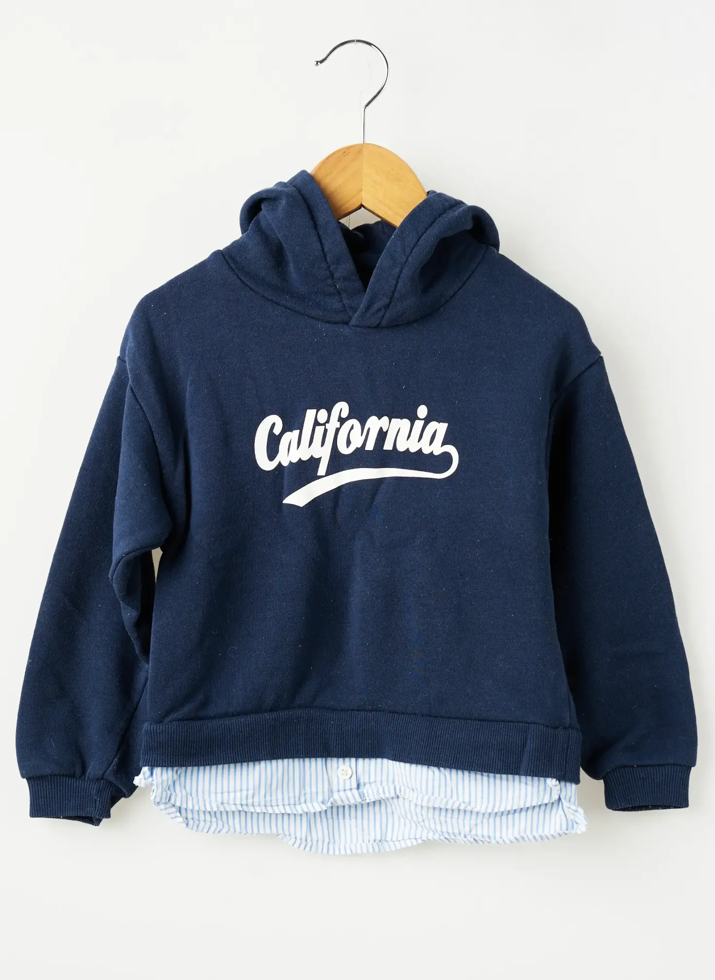 Pull Kiabi Bleu Manches Longues