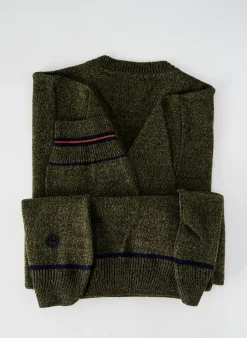Pull La Cible Rouge Vert Manches Longues