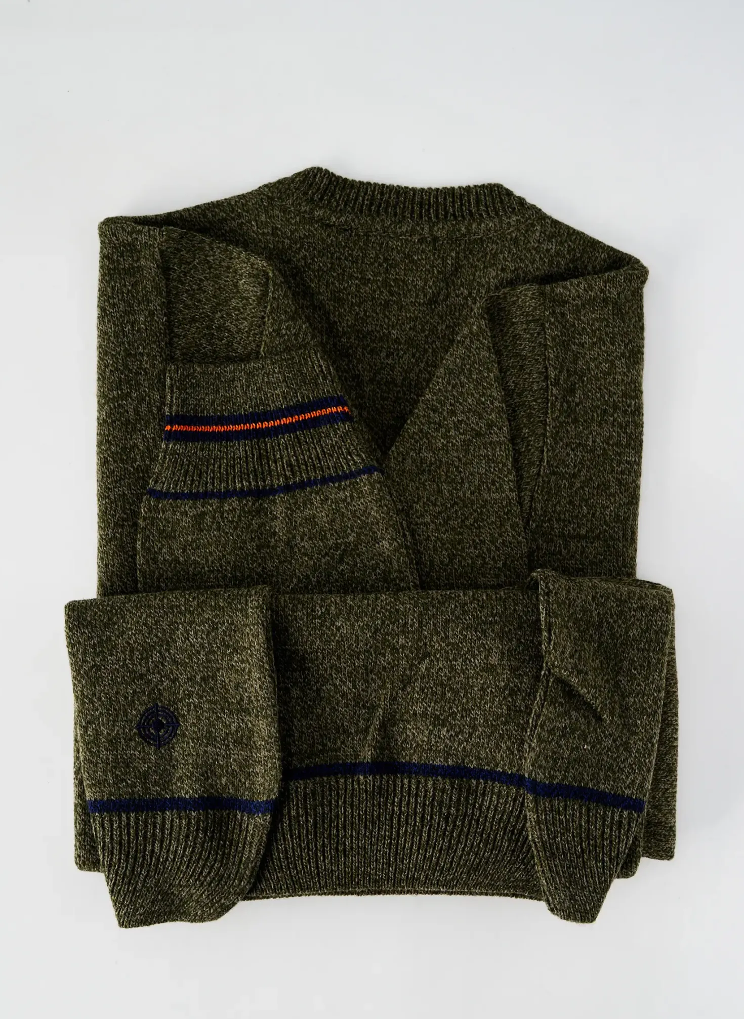 Pull La Cible Rouge Vert Manches Longues