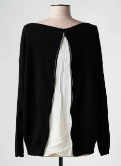 Pull La Fee Maraboutee Noir Manches Longues