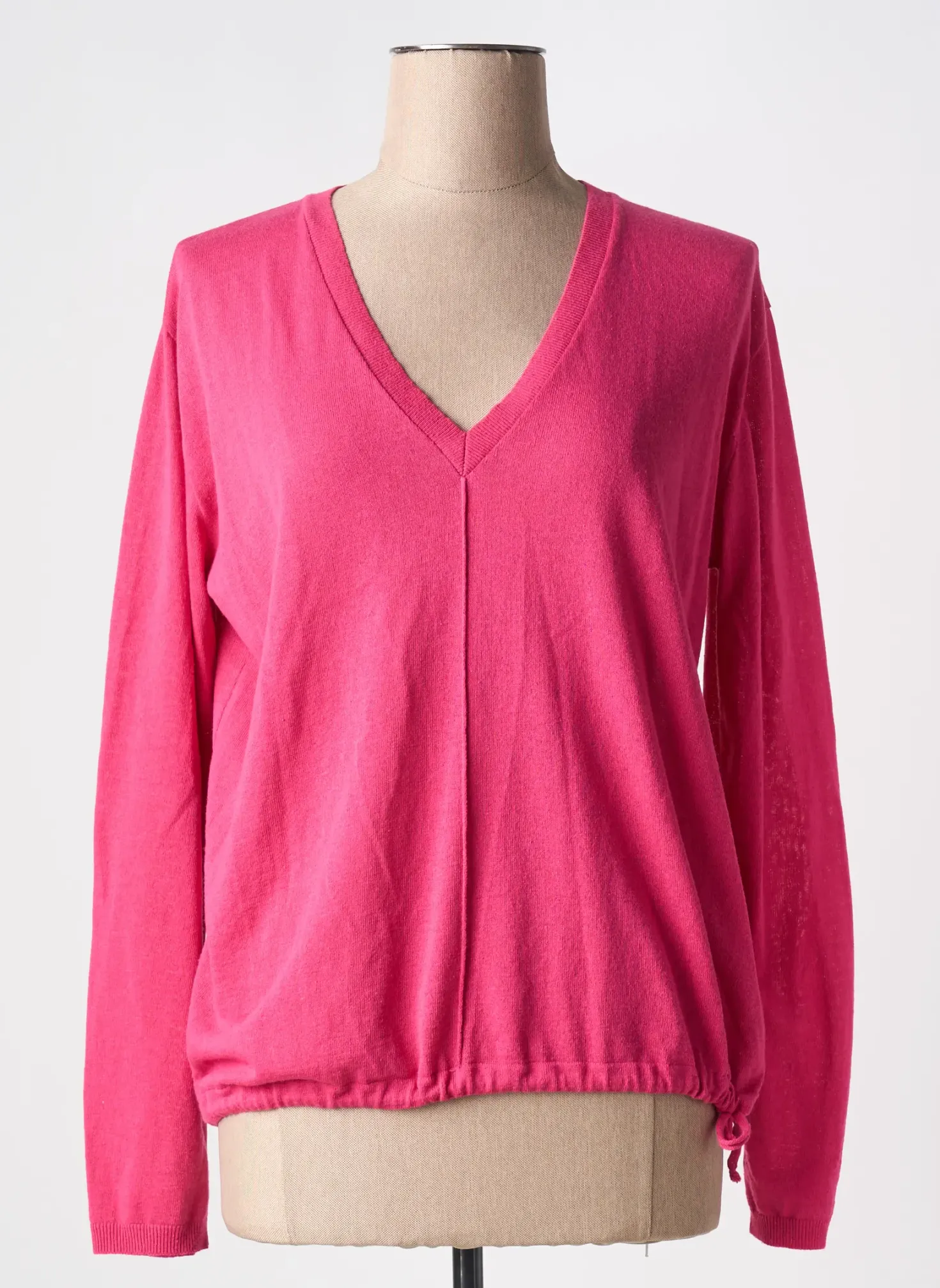 Pull La Fee Maraboutee Rose Manches Longues
