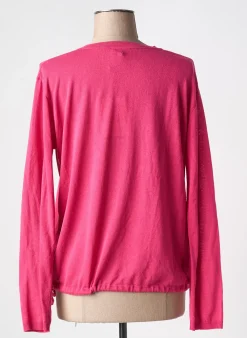 Pull La Fee Maraboutee Rose Manches Longues