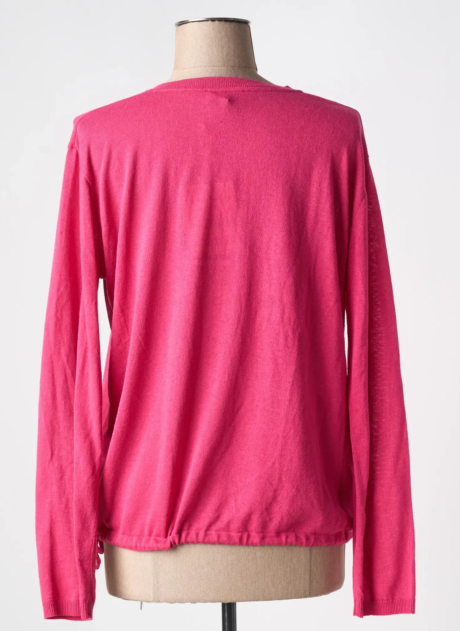 Pull La Fee Maraboutee Rose Manches Longues