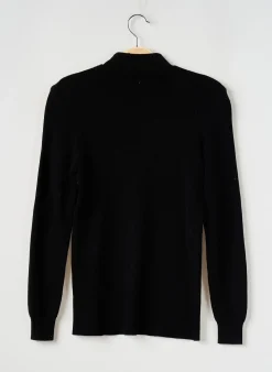 Pull La Francaise Noir Manches Longues