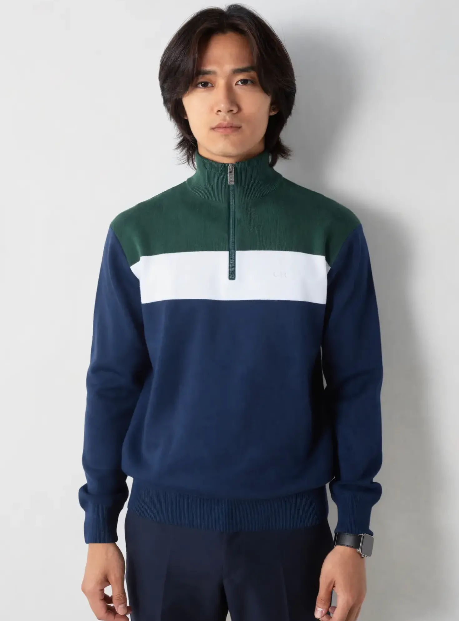 Pull Lee Cooper Bleu Manches Longues