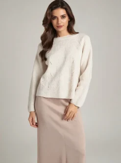 Pull Les Tricots De Léa Beige Manches Longues
