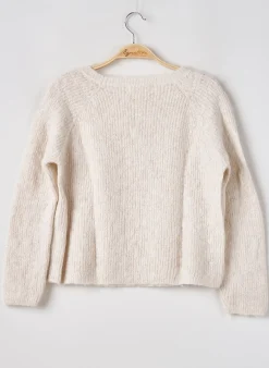 Pull Les Tricots De Léa Beige Manches Longues