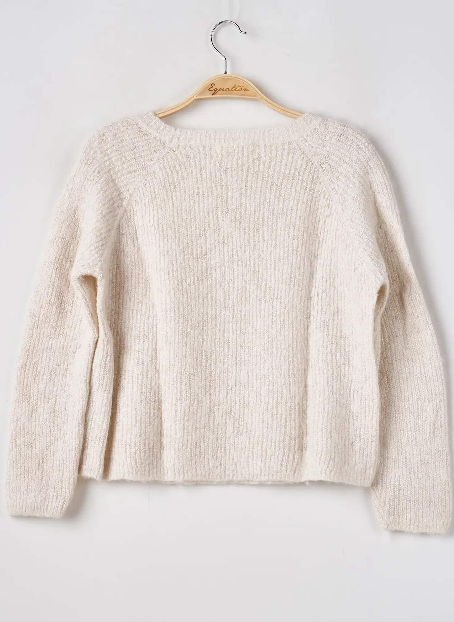 Pull Les Tricots De Léa Beige Manches Longues