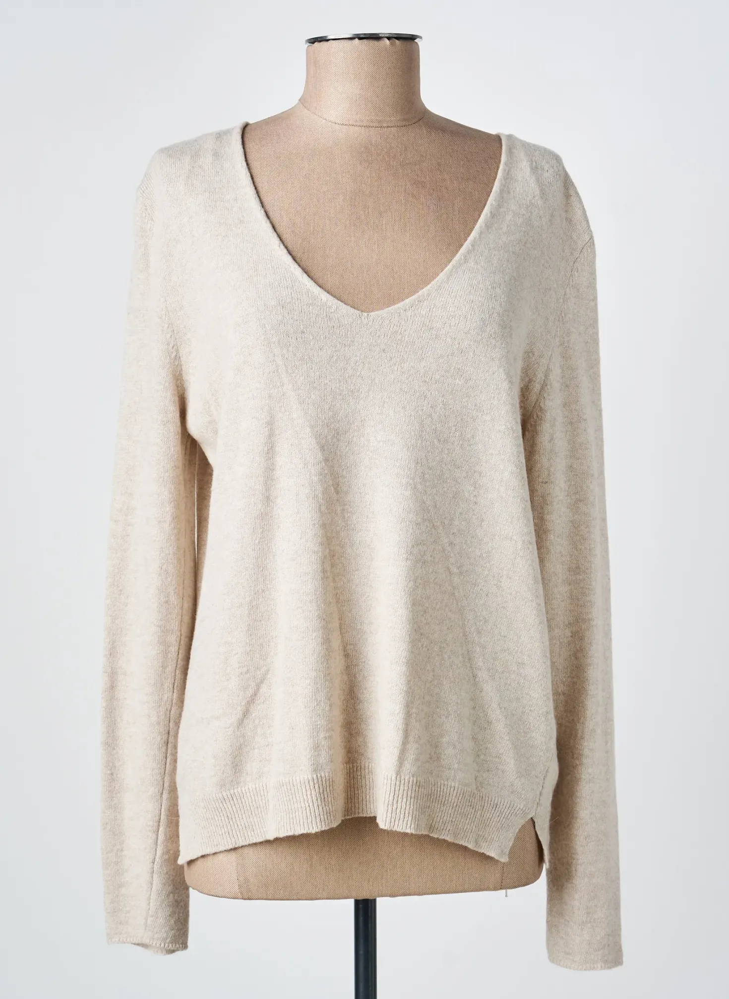 Pull Lola Espeleta Beige Manches Longues