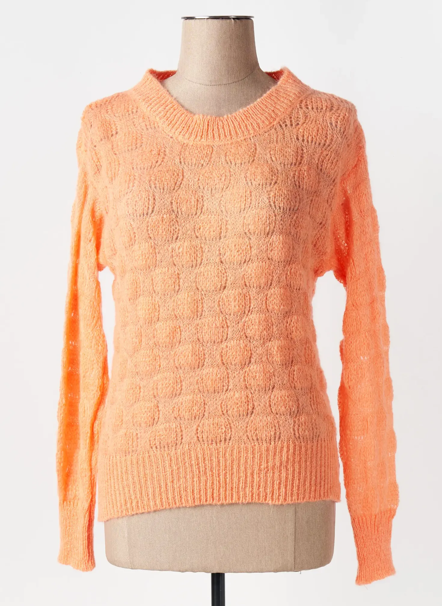 Pull Lola Espeleta Orange Manches Longues