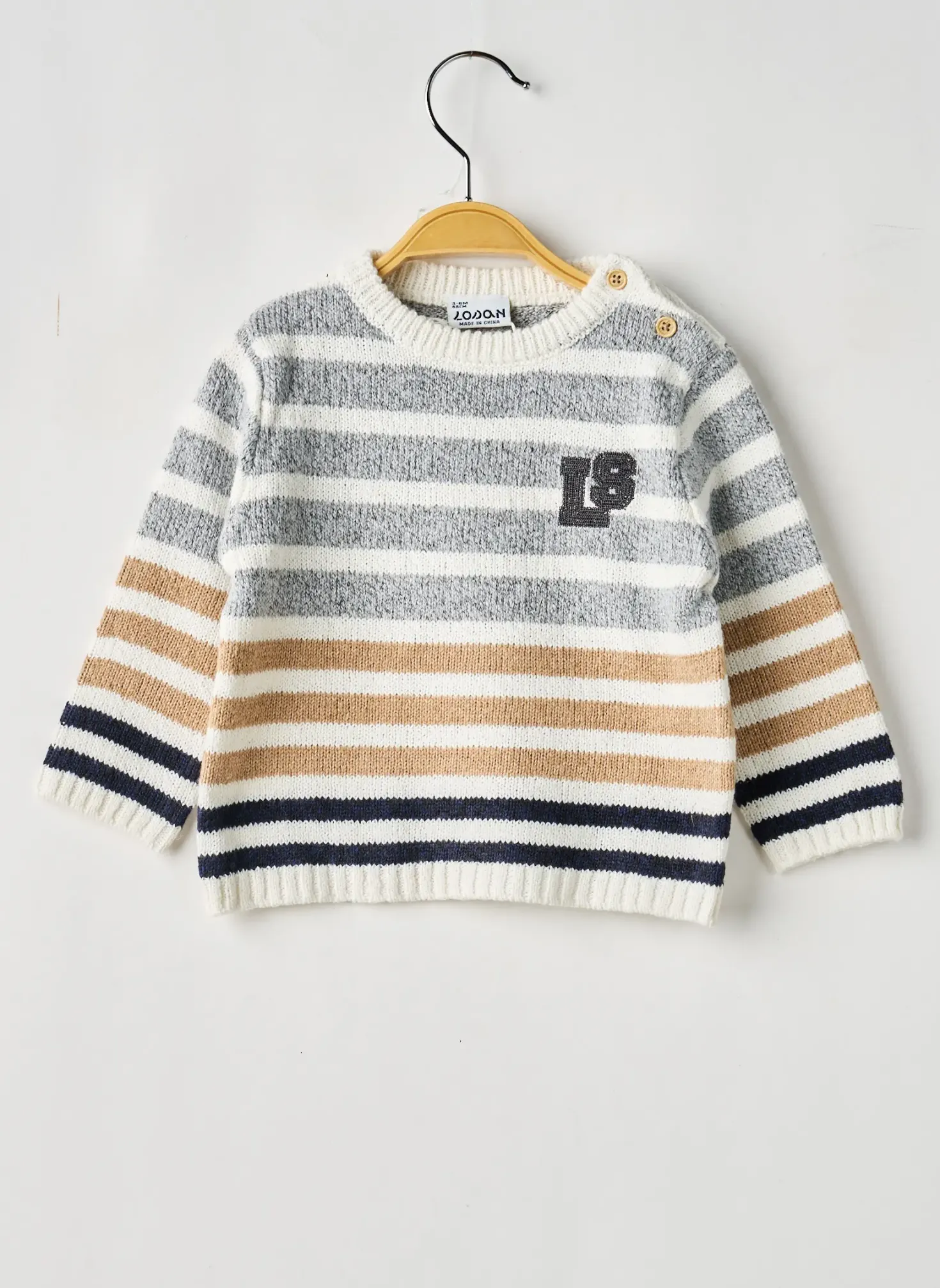 Pull Losan Gris Manches Longues