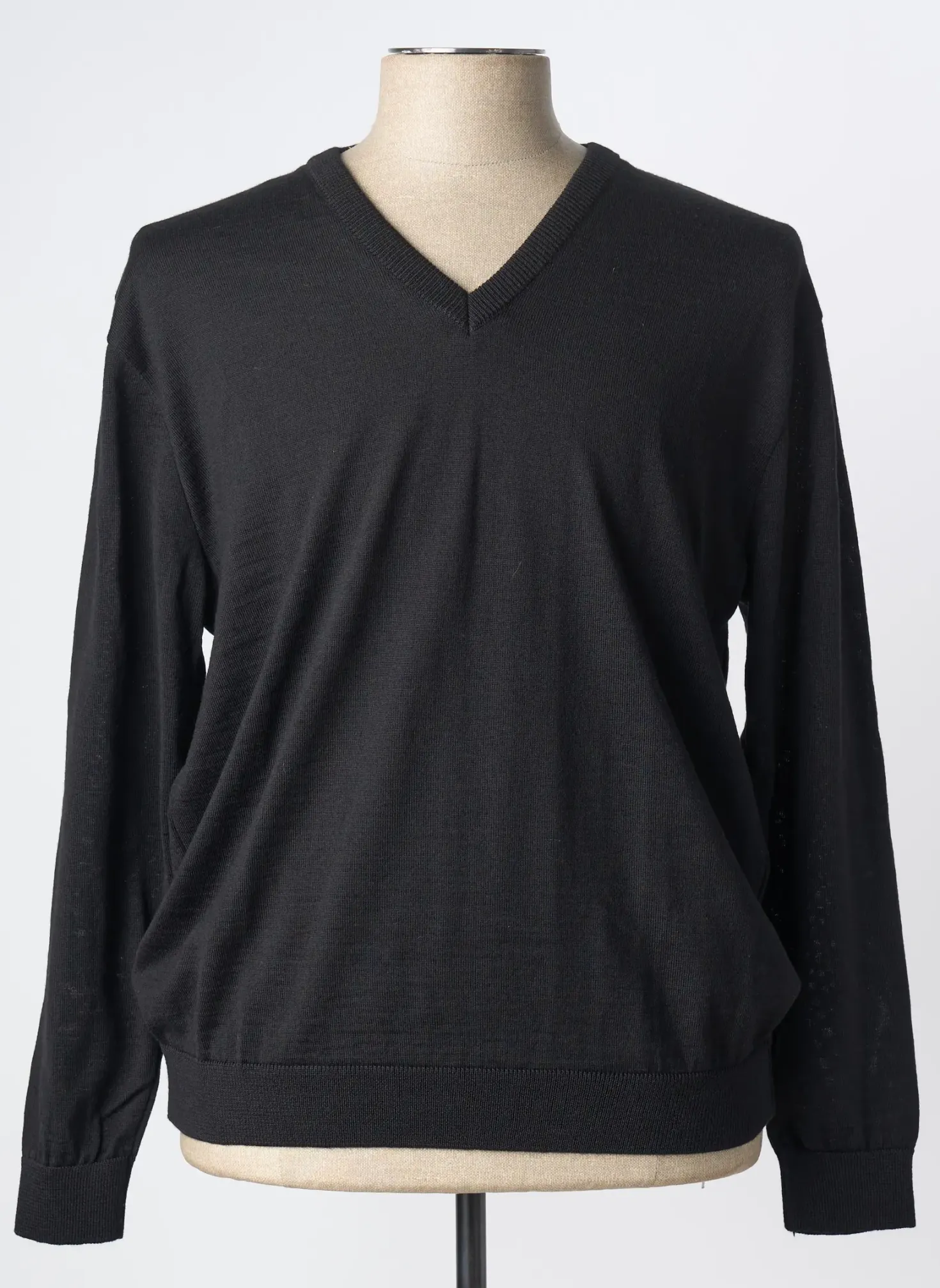 Pull Louis Victor Noir Manches Longues