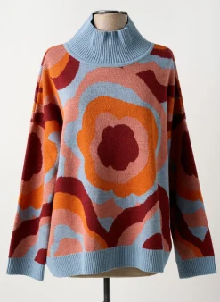Pull Made In Sens Bleu Manches Longues