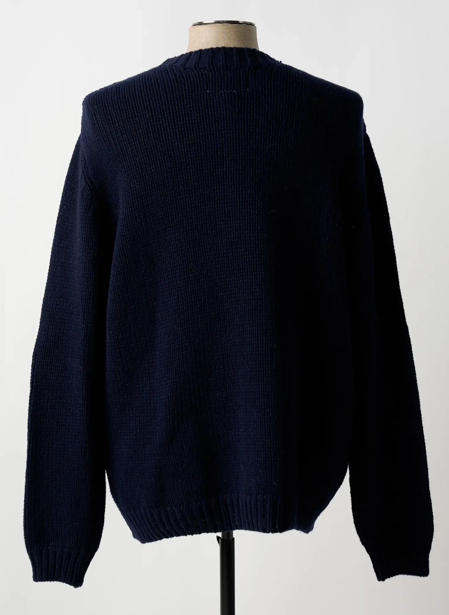 Pull Mat De Misaine Bleu Manches Longues