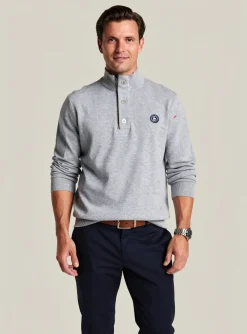 Pull Mat De Misaine Gris Manches Longues