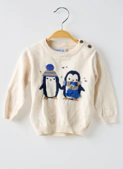 Pull Mayoral Beige Manches Longues
