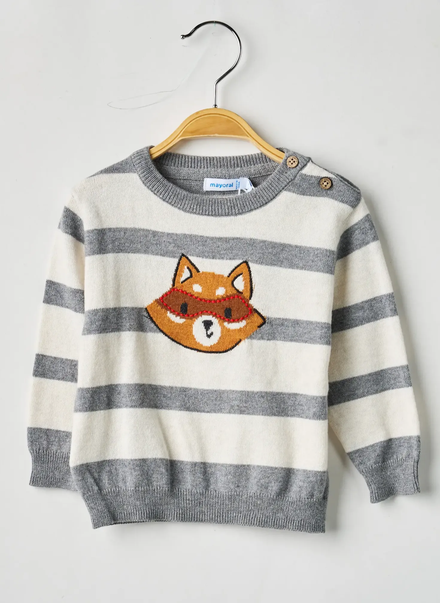 Pull Mayoral Gris Manches Longues