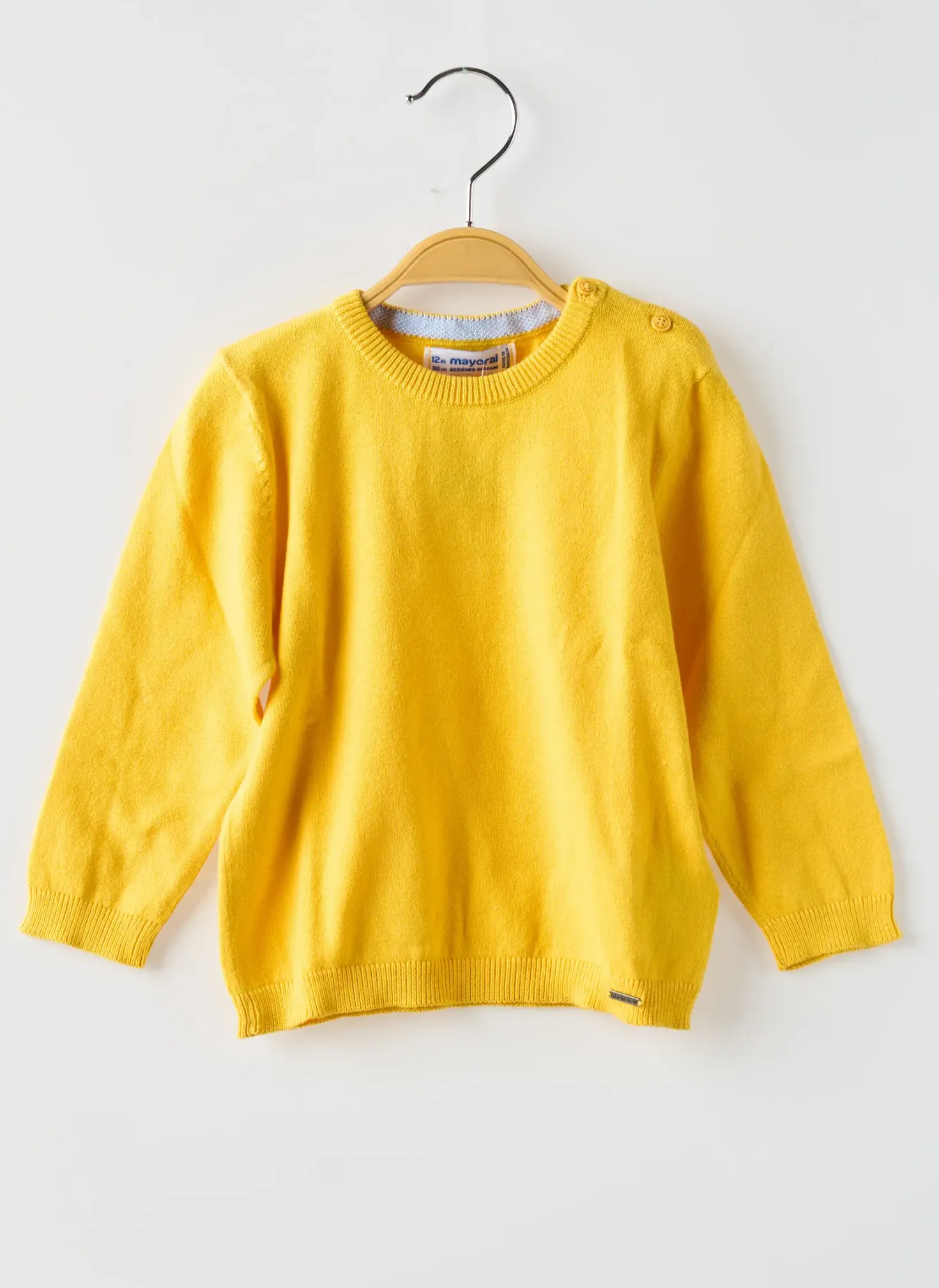 Pull Mayoral Jaune Manches Longues