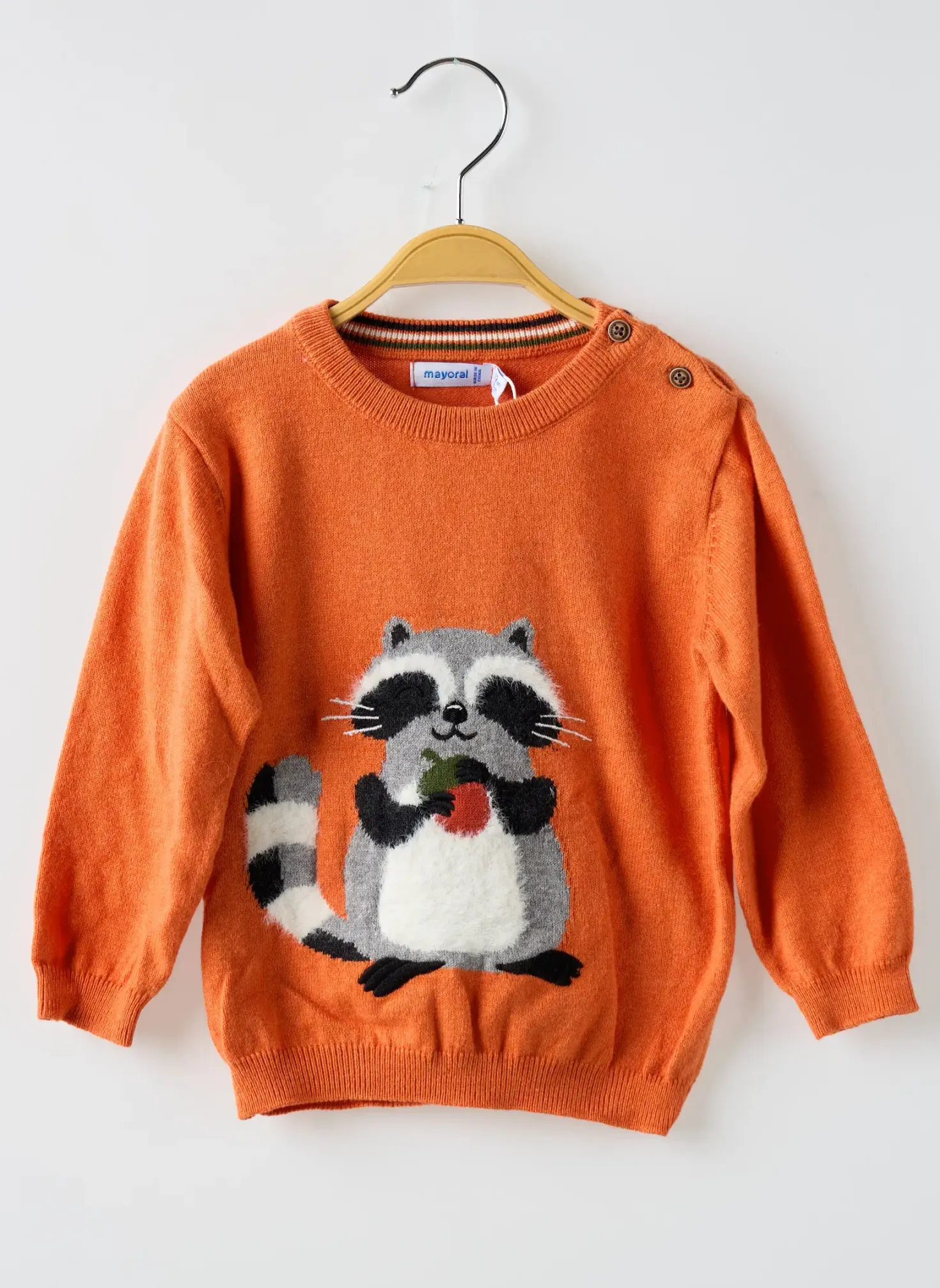 Pull Mayoral Orange Manches Longues
