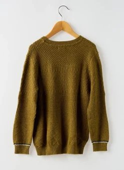 Pull Mayoral Vert Manches Longues