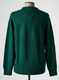 Pull Mc2 Saint Barth Vert Manches Longues