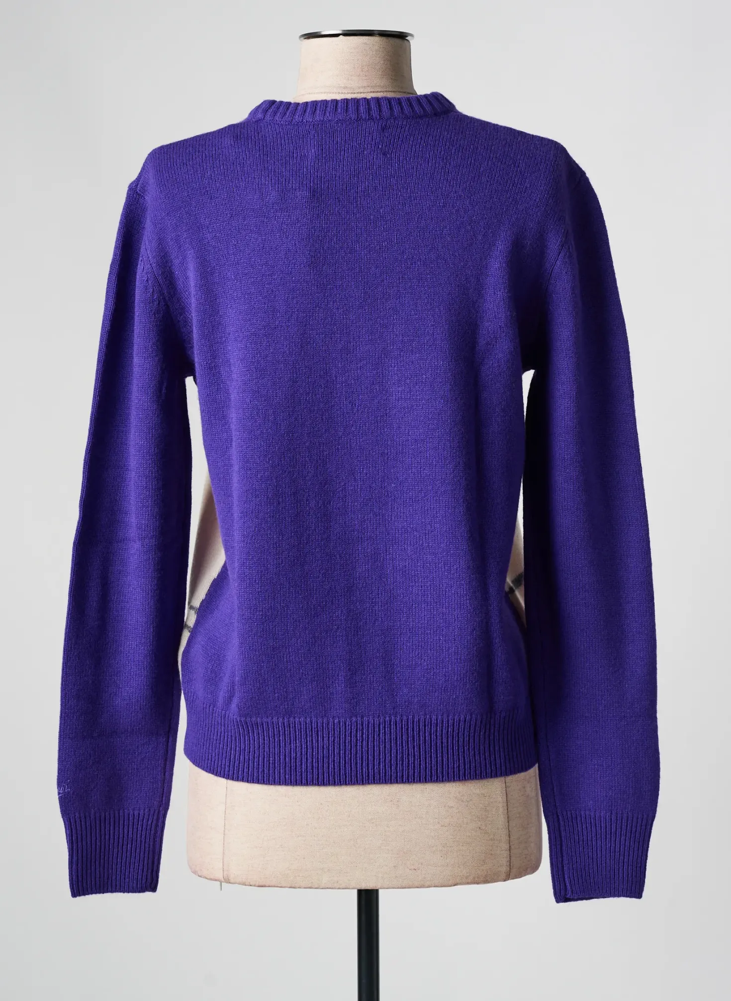 Pull Mc2 Saint Barth Violet Manches Longues