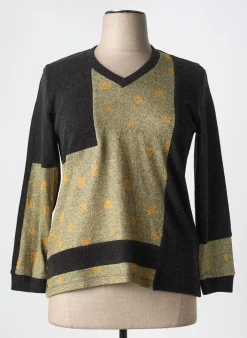 Pull Meri & Esca Jaune Manches Longues