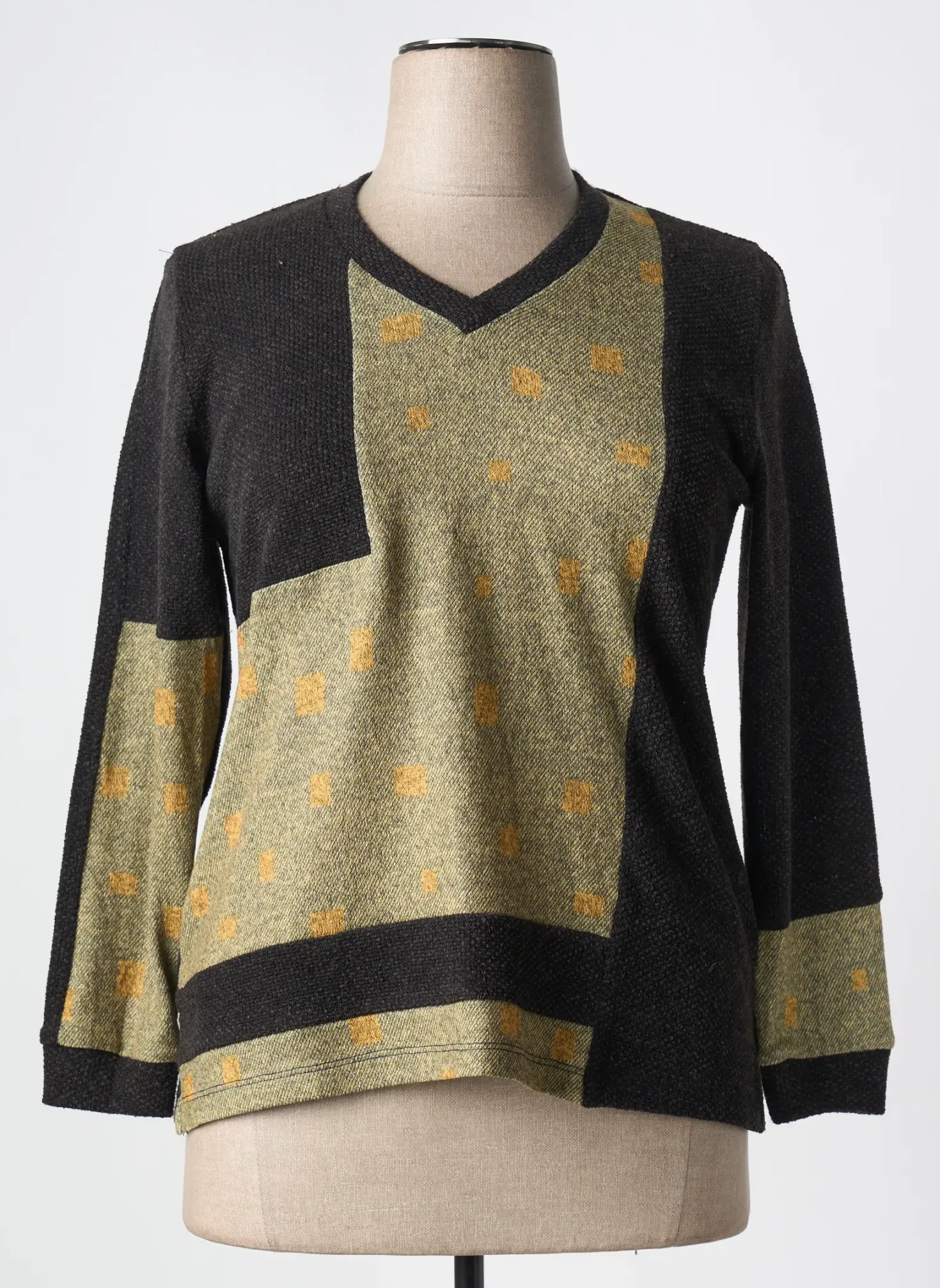 Pull Meri & Esca Jaune Manches Longues