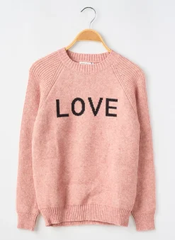 Pull Mini Molly By Molly Braken Rose Manches Longues