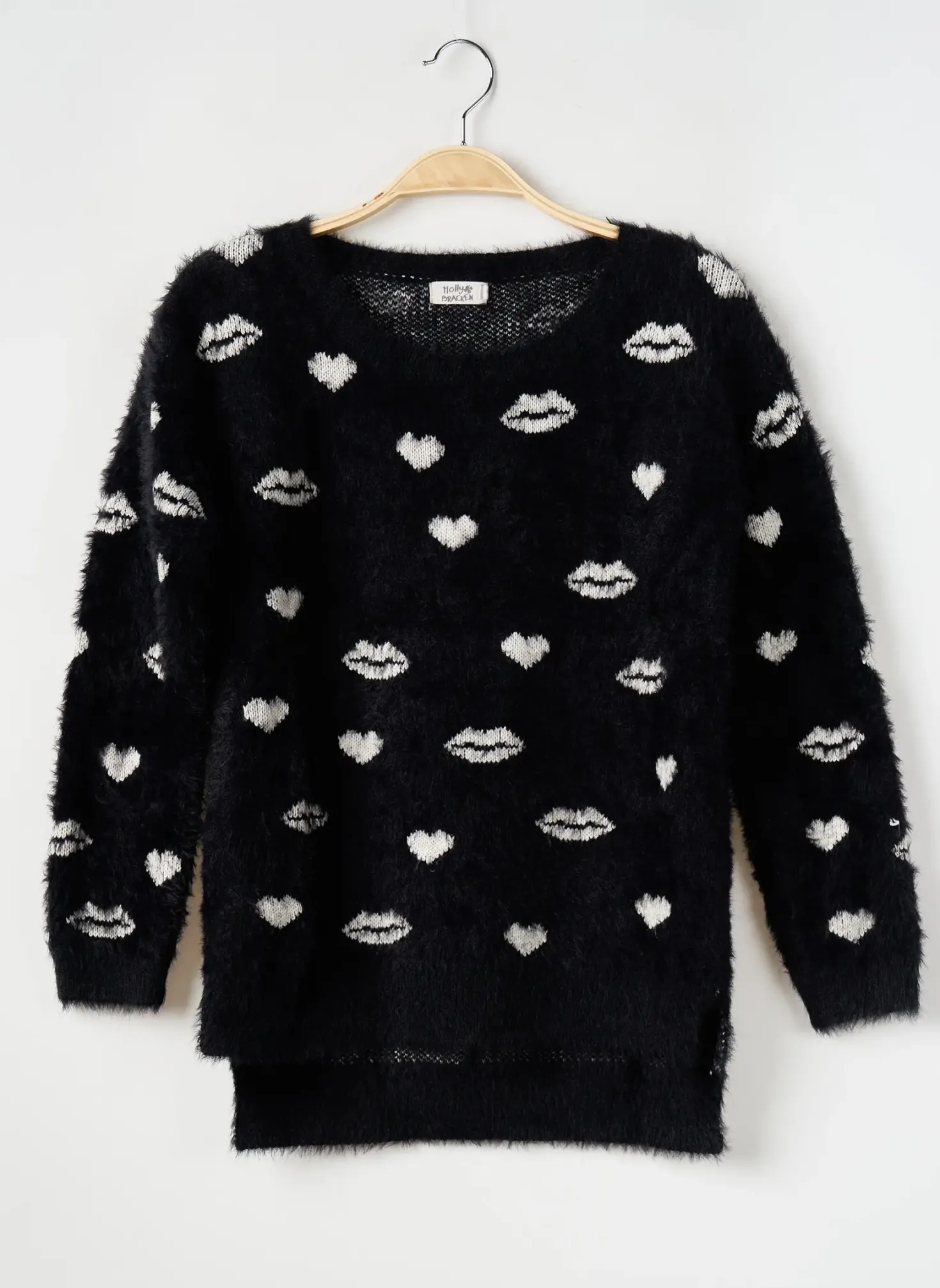 Pull Molly Bracken Noir Manches 3/4