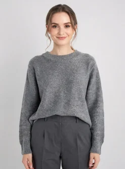 Pull More & More Gris Manches Longues