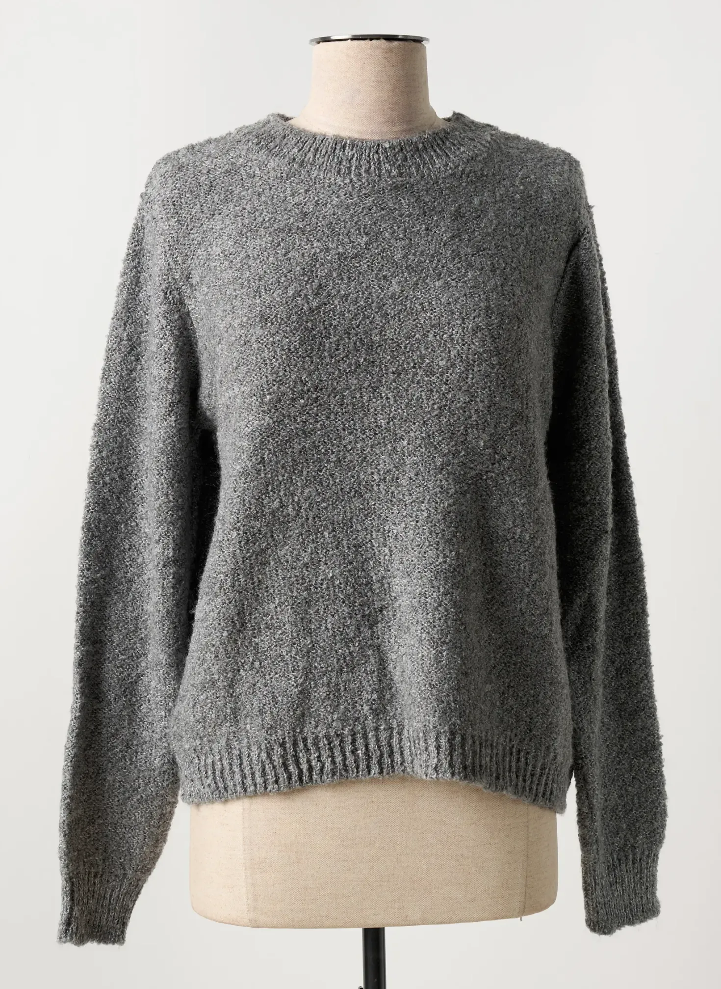 Pull More & More Gris Manches Longues