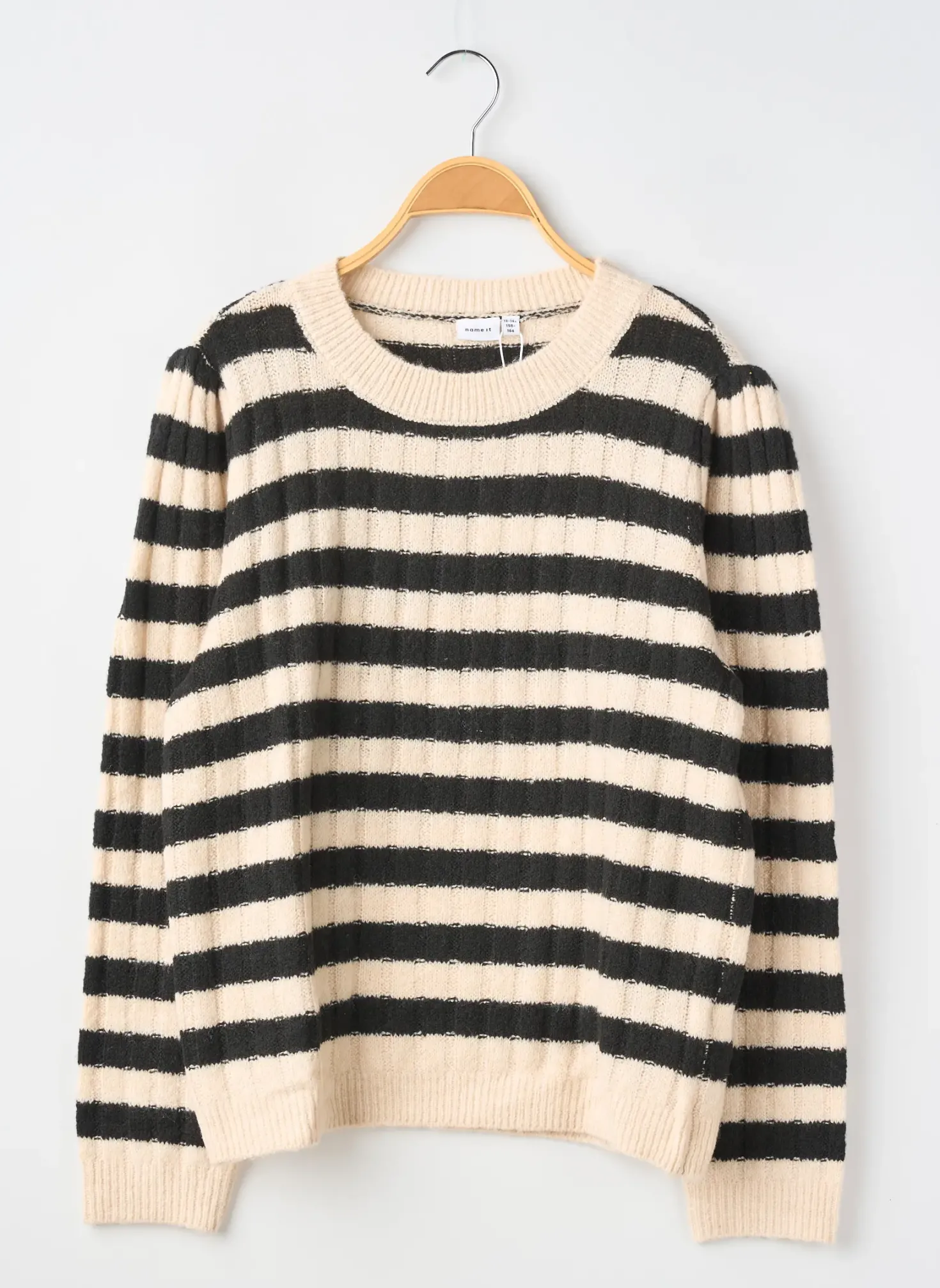 Pull Name It Noir Manches Longues