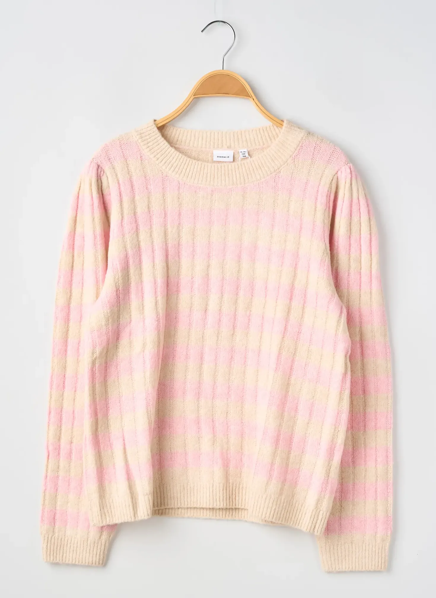 Pull Name It Rose Manches Longues