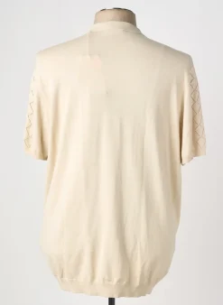 Pull No Excess Beige Manches Courtes